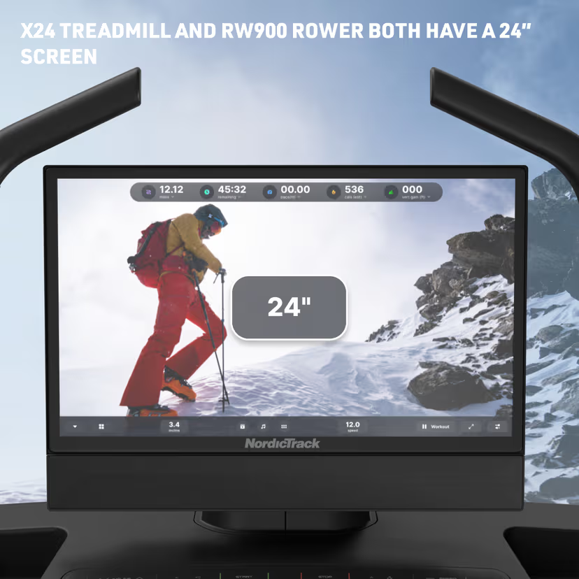X24 Treadmill & RW900 Rower Bundle